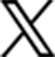 X(推特)分享图标